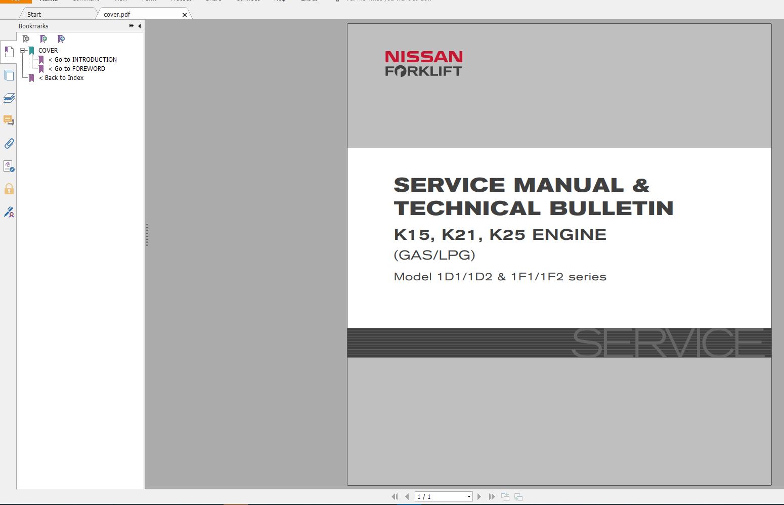 NISSANUNICARRIERS Forklift Service Manual PDF2