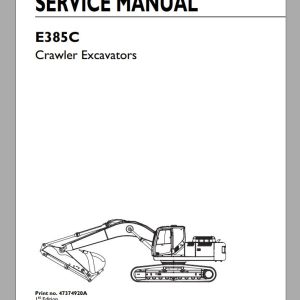 New Holland Crawler Excavator E385C Service Manual1