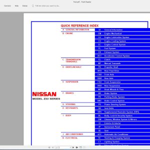 Nissan Collection Pack Service Manual Cd4