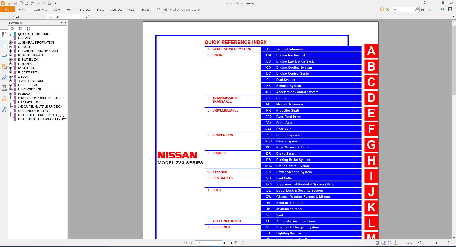Nissan Collection Pack Service Manual CD4