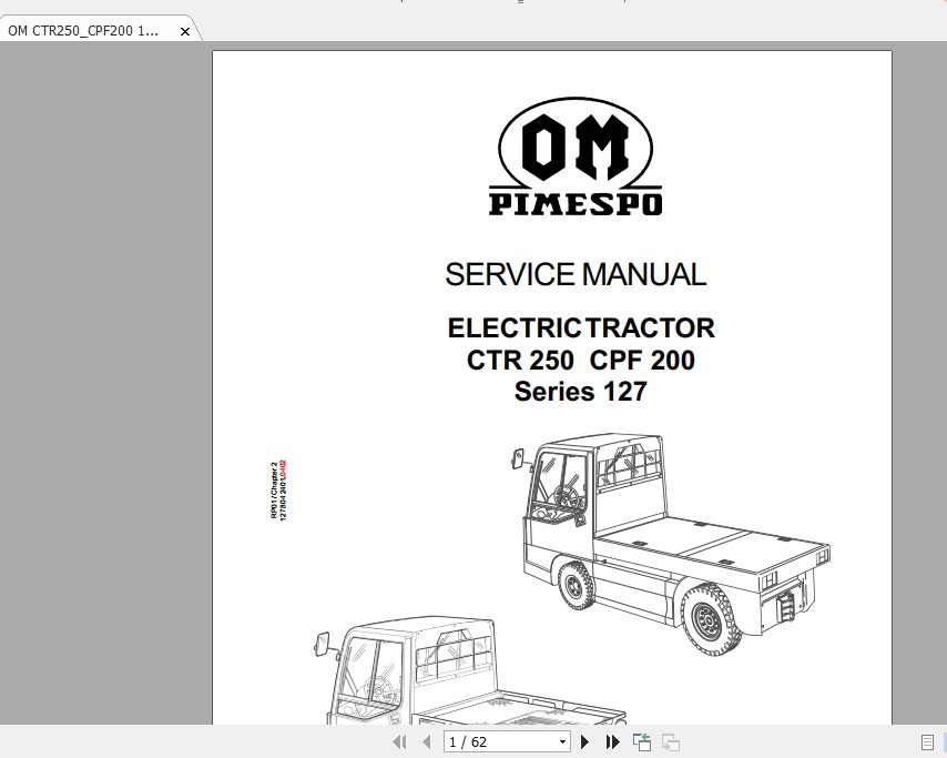 OM CTR250CPF200 12780424011100 Service Training 2
