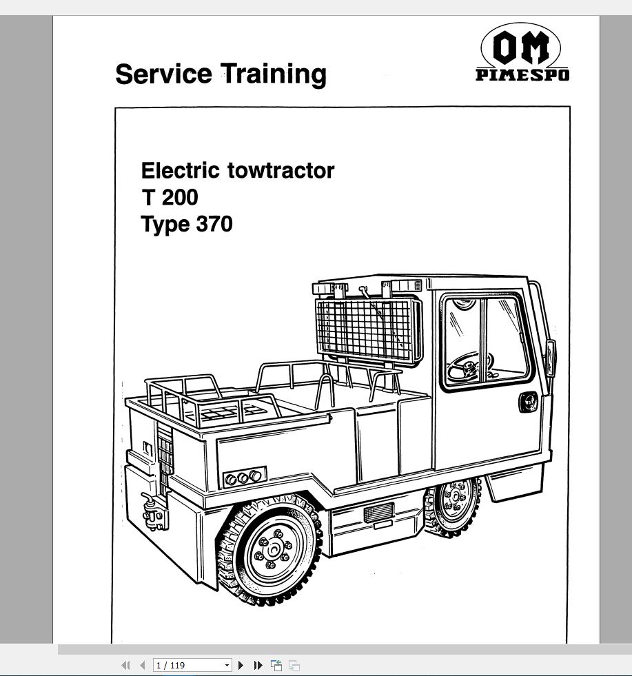 OM Pimesmo Forklift Truck Service PartsPDF DVD9