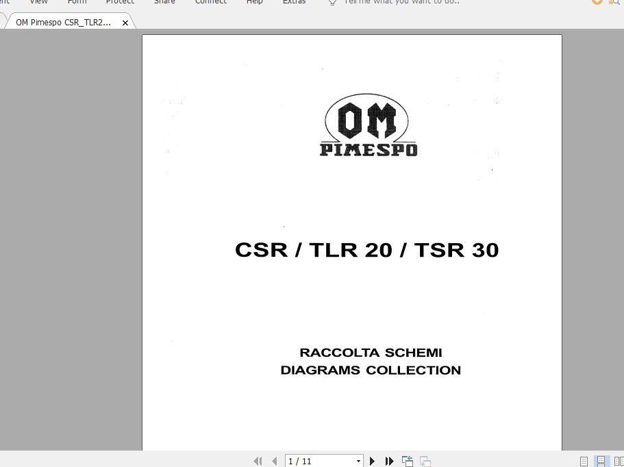 OM Pimespo DI 50CH60C70C80C Repair Manual60424042 2