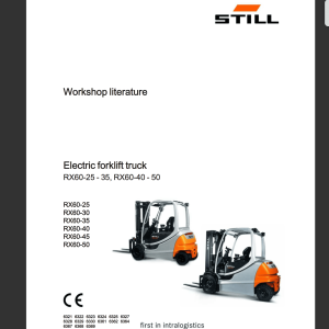 Sted Still Forklift Service Manual 2019 PDF DVD3 1