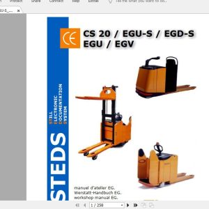 Still Sted CS20EGU SEGD SEGUEGV Workshop Manual 1