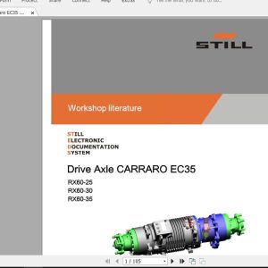 Still Sted Carraro EC35 RX60 253035 Service ManualEN 1
