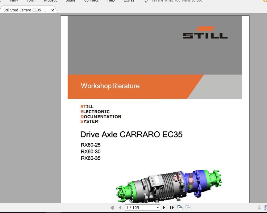 Still Sted Carraro EC35 RX60 253035 Service ManualEN 1