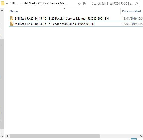 Still Sted RX20 RX50 Service ManualEN 1