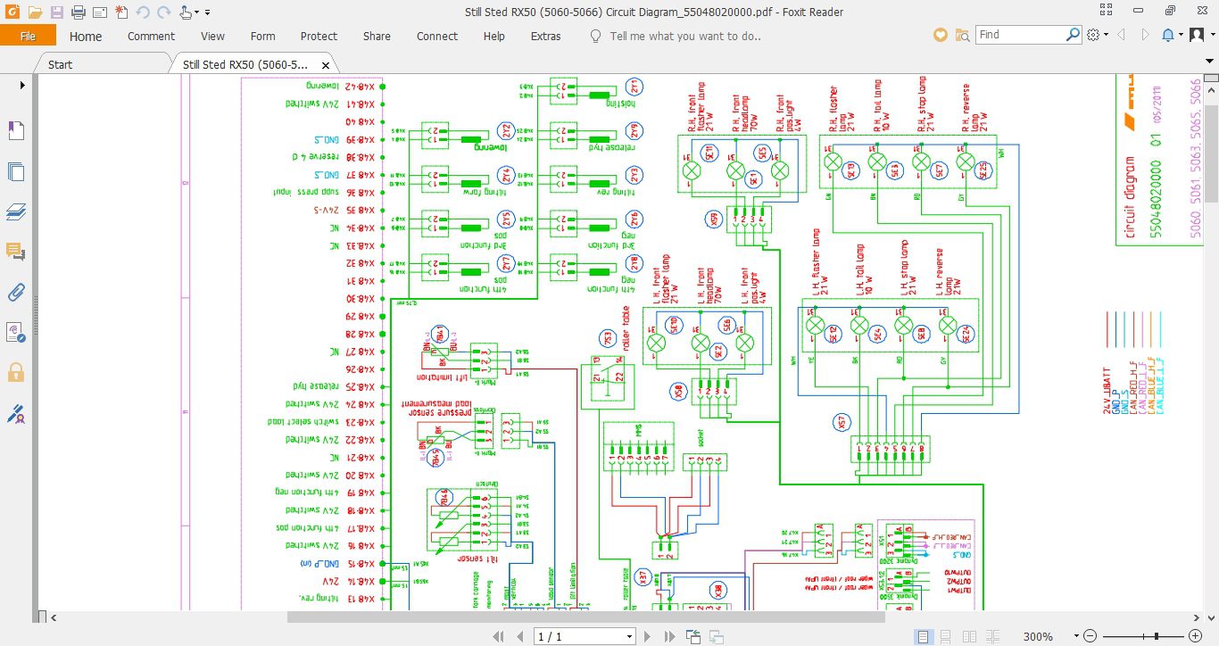 Still Sted RX50 5060 5066 Circuit Diagram55048020000 1 1