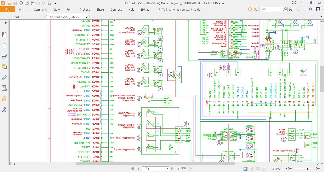 Still Sted RX50 5060 5066 Circuit Diagram55048020000 3