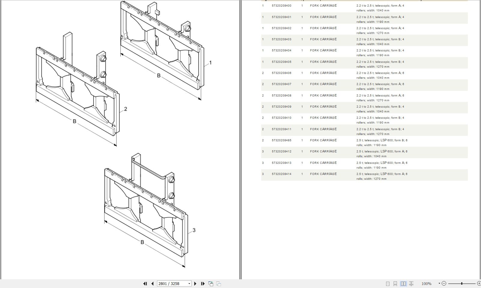 Still Steds Forklift Truck Diesel RX70 All Series 2019 Spare Parts Catalog EN 5