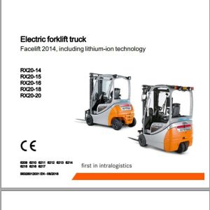 Still Steds Forklift Truck Electric Workshop Manual 1