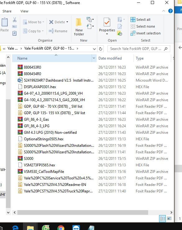 Yale Forklift GDP GLP 60 155 VX D878 Service Manuals 4