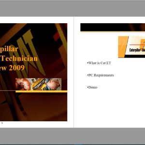 CAT Marine Engine Service Training CD9