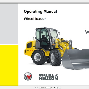 CAT Wheel Loader WL 57 Operators Manual 1