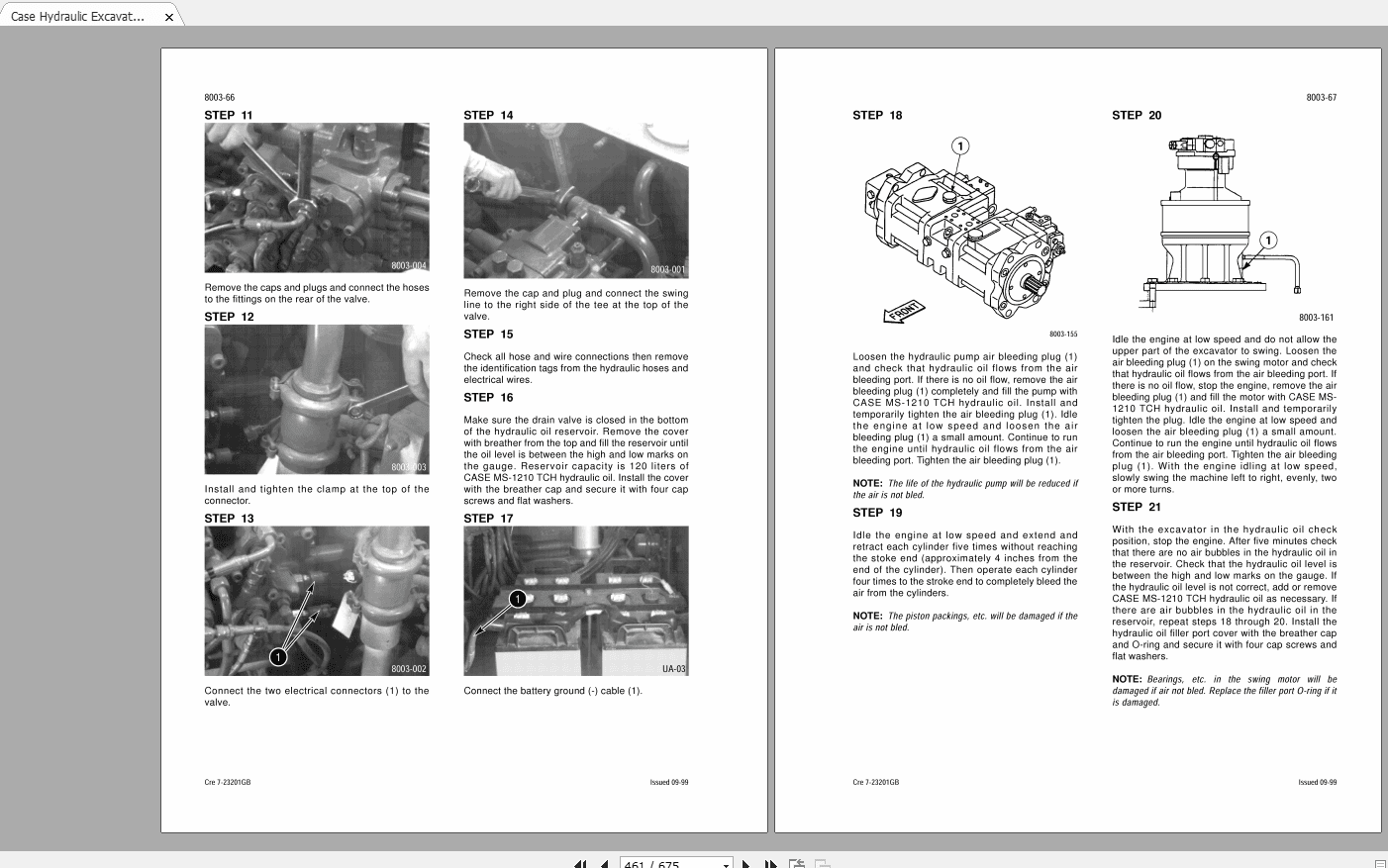 Case Hydraulic Excavator 9021 7 22341 Service Manual 4