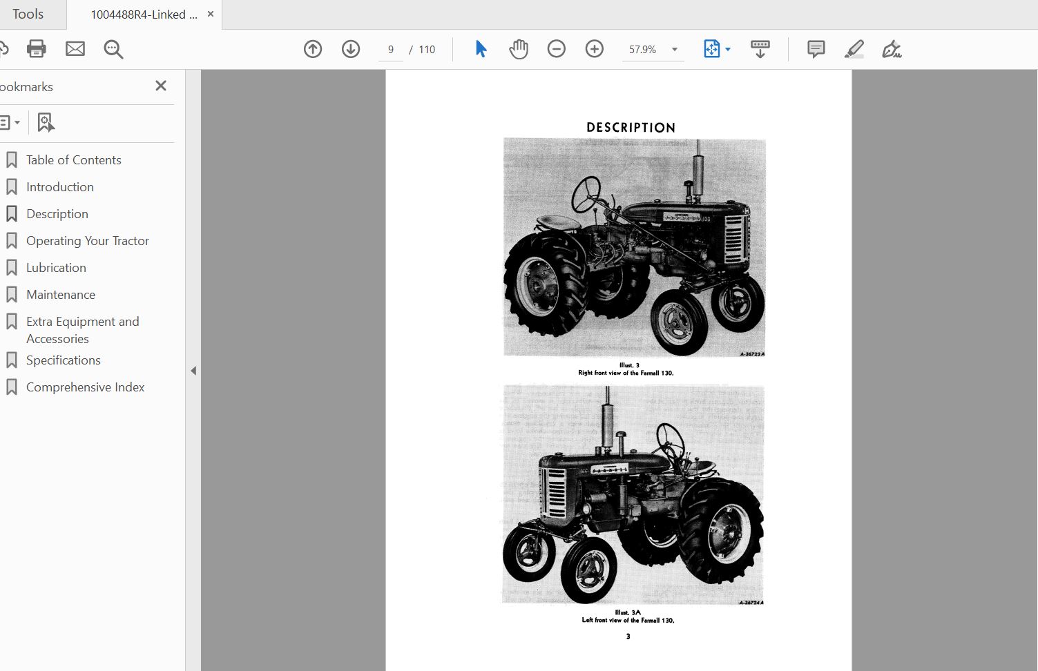 Case IH Tractor 130 Operators Manual1004488R4 2