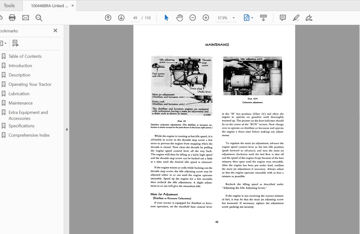 Case IH Tractor 130 Operators Manual1004488R4 4