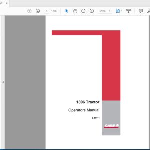 Case IH Tractor 1896 Operators Manual9 11111 1
