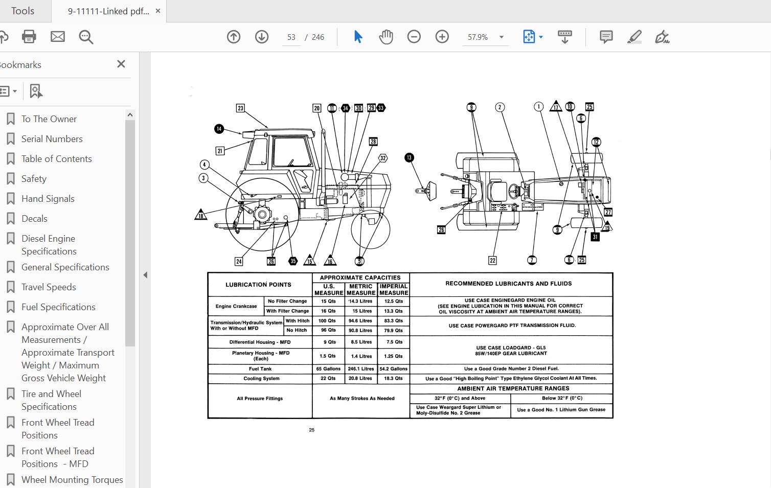 Case IH Tractor 1896 Operators Manual9 11111 4