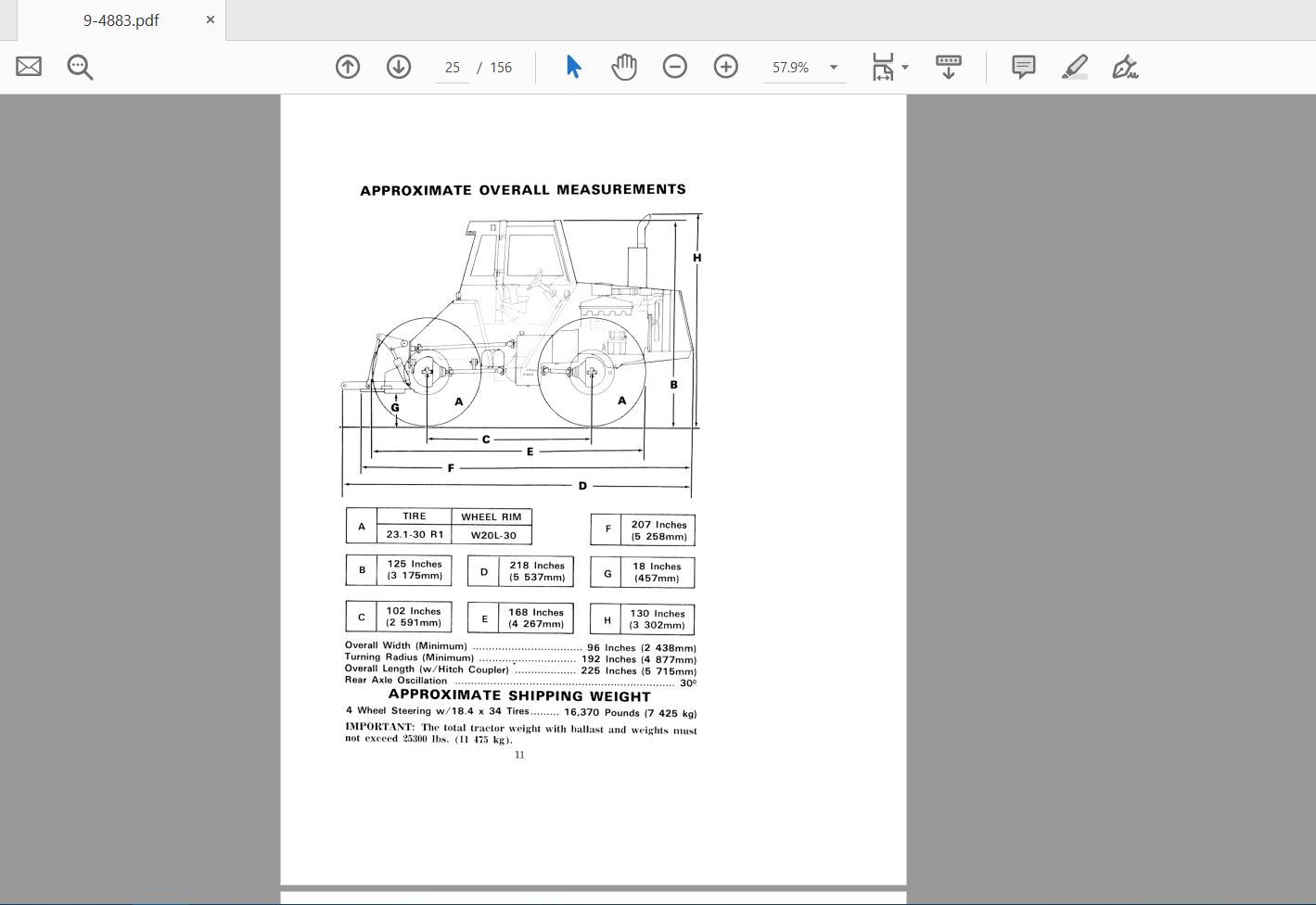 Case IH Tractor 2670 Operators Manual9 4883 3