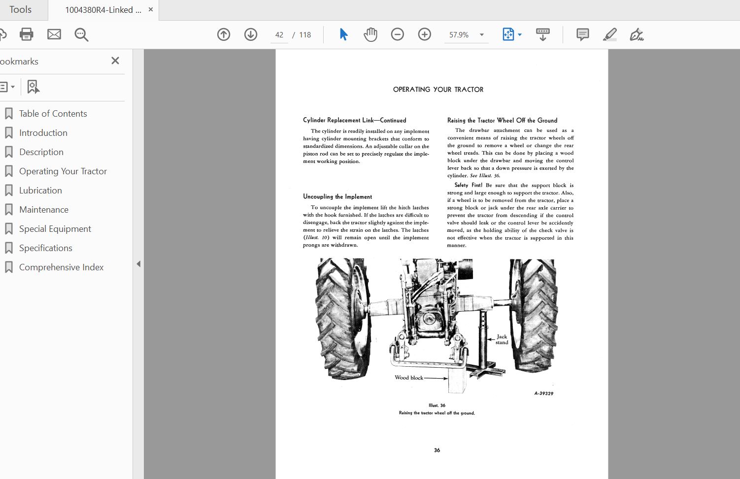 Case IH Tractor 300 Operators Manual1004380R4 3