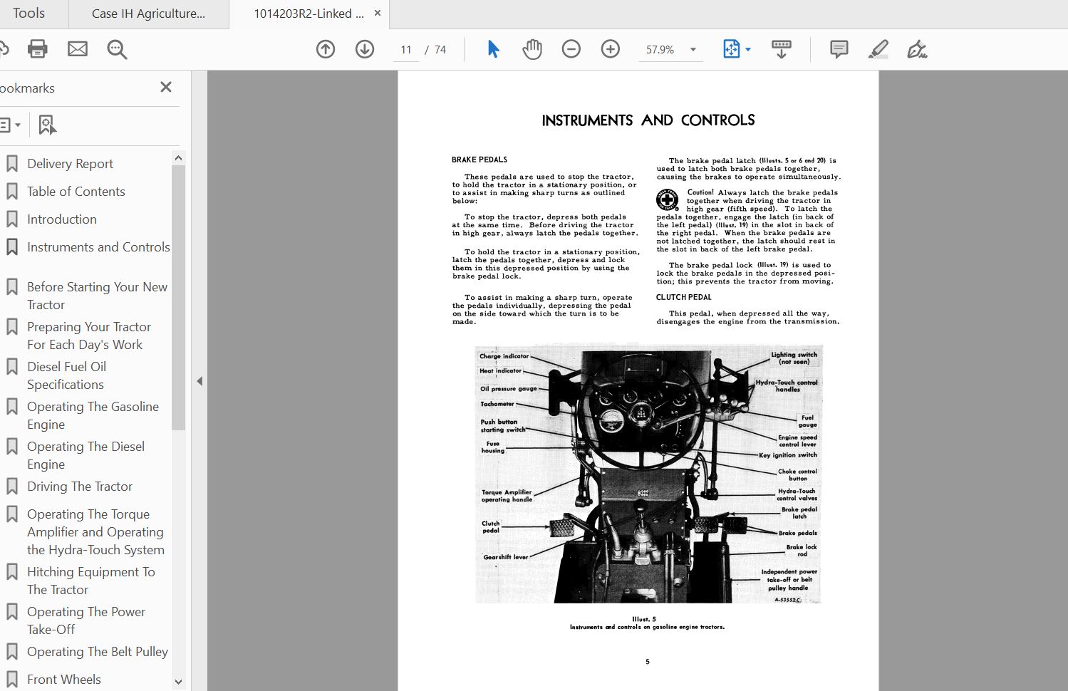 Case IH Tractor 340 Operators Manual1014203R2 2 1