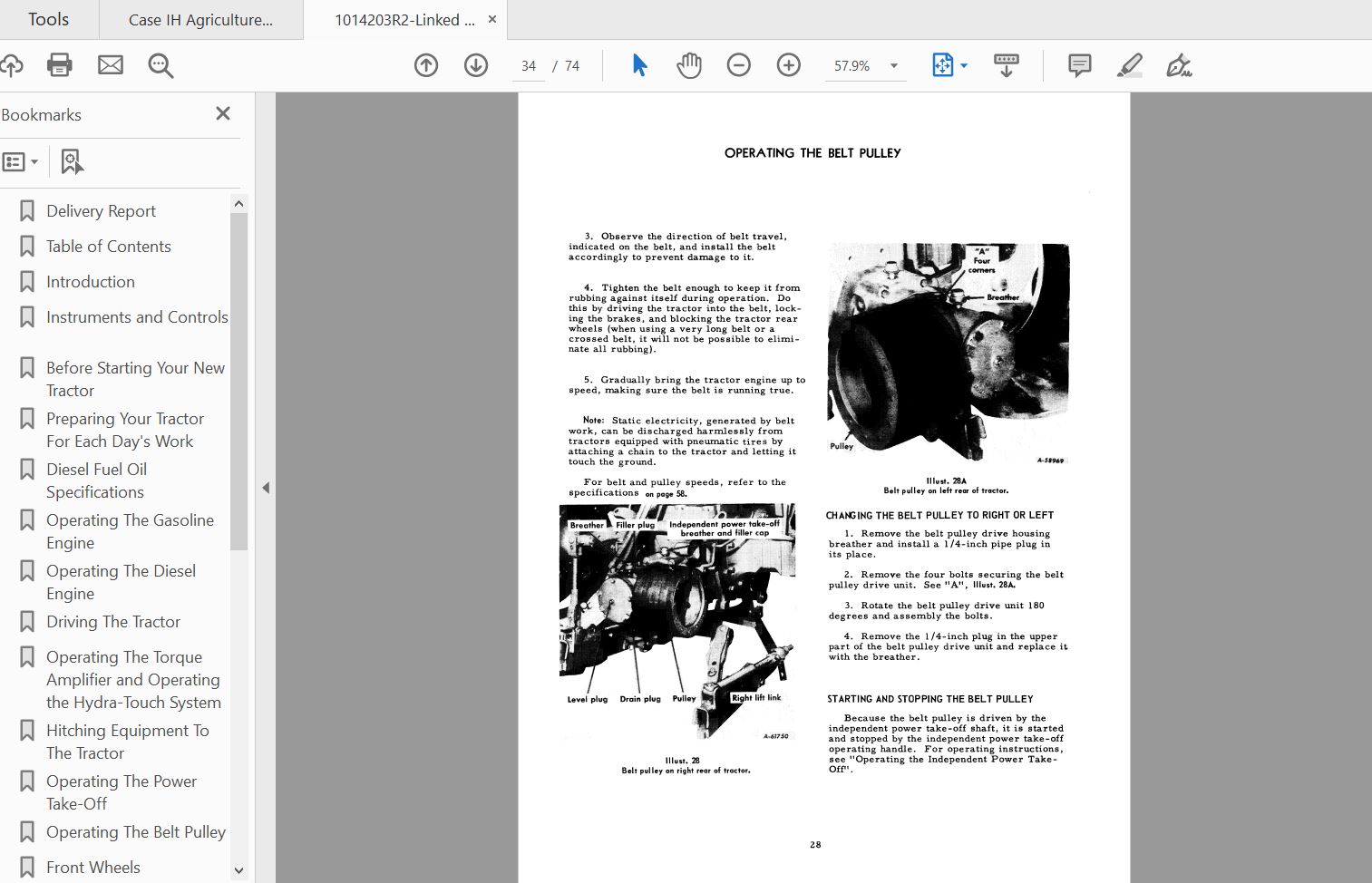 Case IH Tractor 340 Operators Manual1014203R2 3