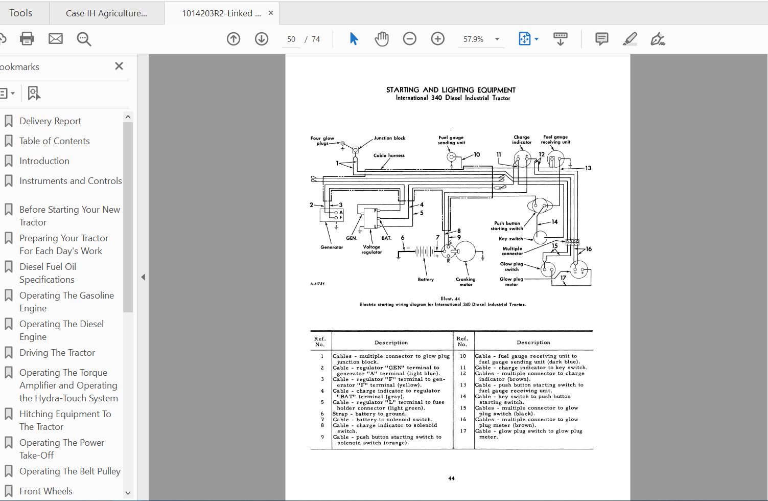 Case IH Tractor 340 Operators Manual1014203R2 4 1