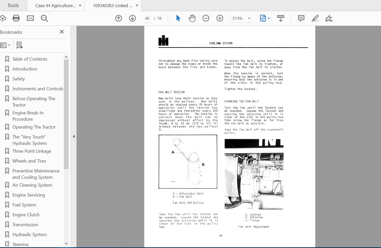 Case IH Tractor 384 Operators Manual1093403R3 4