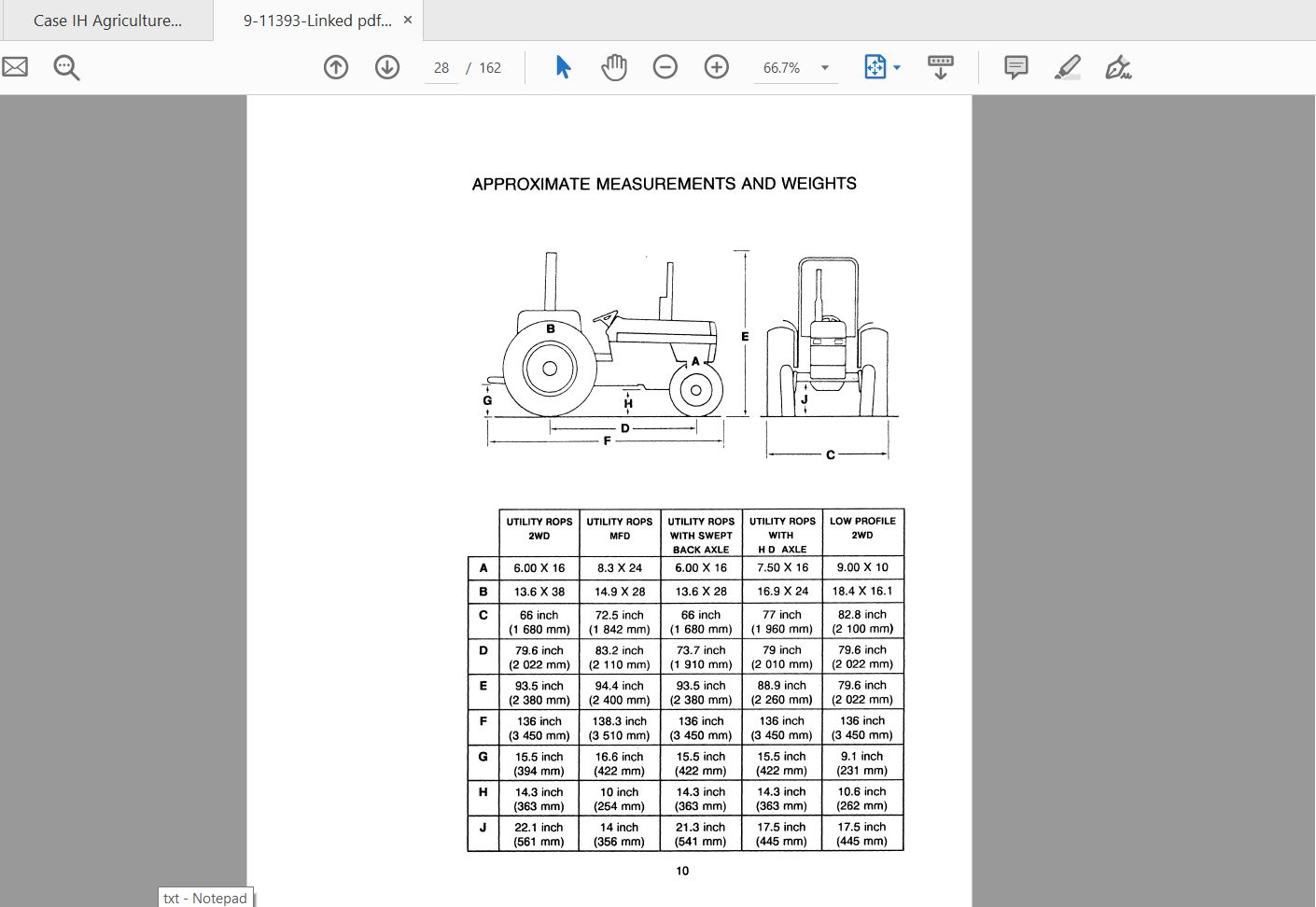 Case IH Tractor 385 Operators Manual9 11393 27kVi