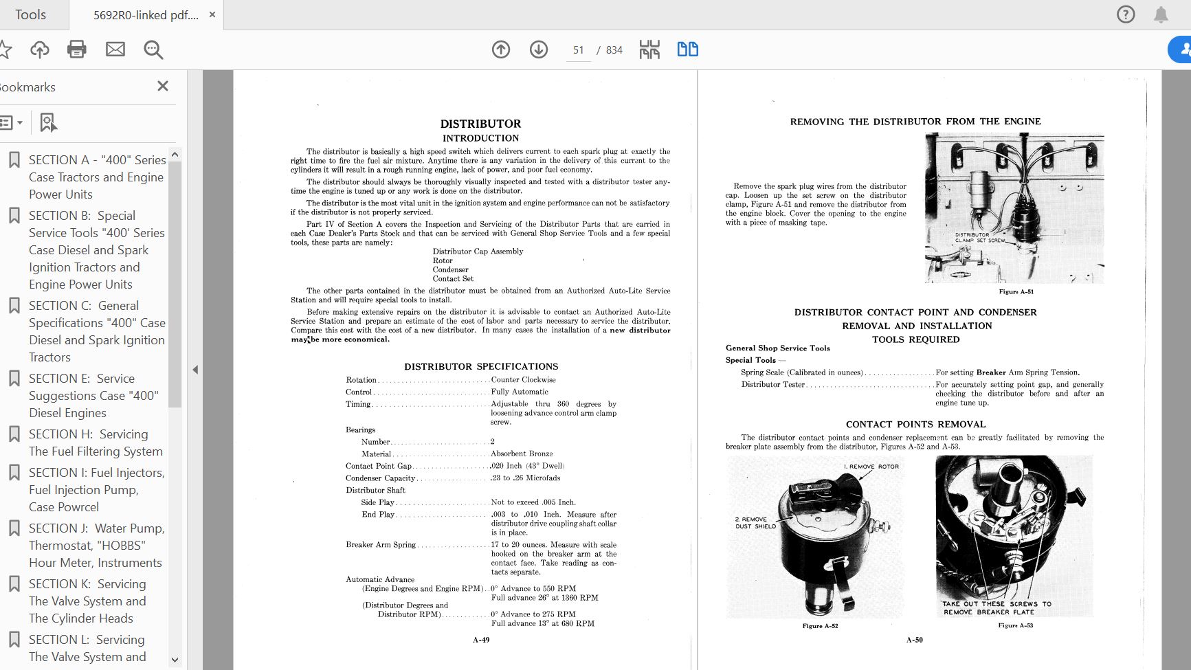 Case IH Tractor 400 Service Manual5692R0 3
