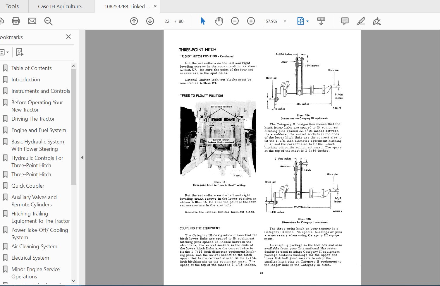 Case IH Tractor 4100 Operators Manual1082532R4 4