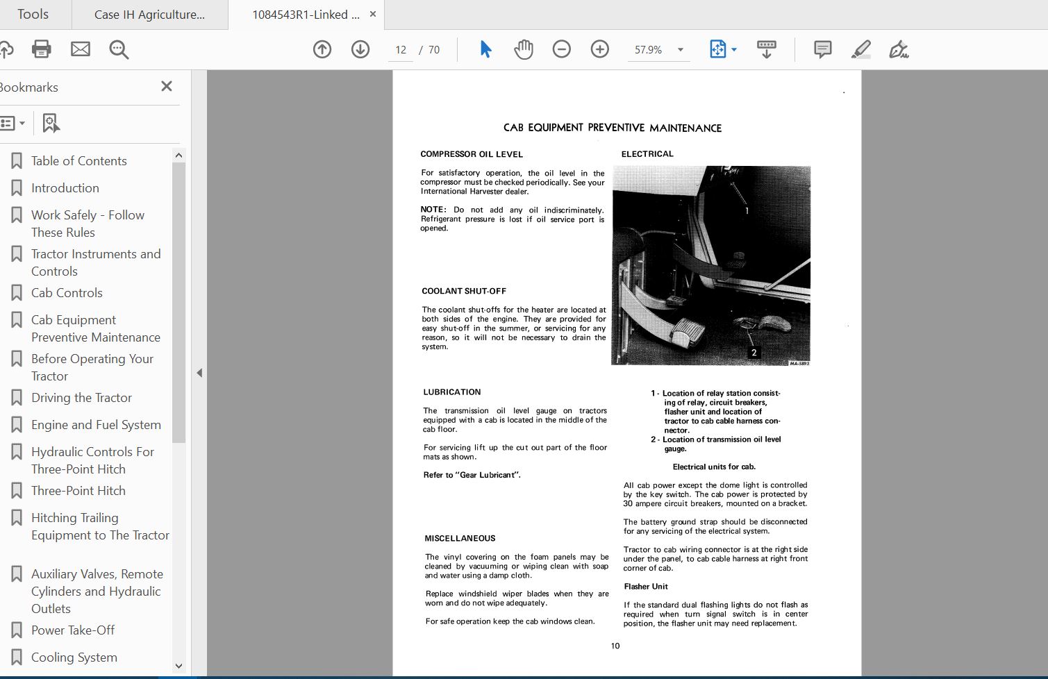 Case IH Tractor 4186 Operators Manual1084543R1 3