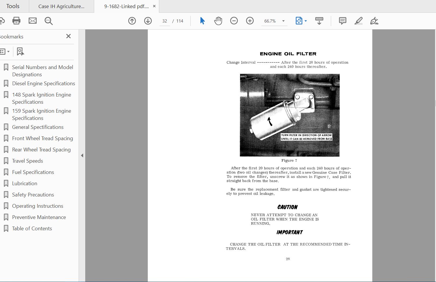 Case IH Tractor 430 530 Series Draft O Matic Operators Manual9 1682 4