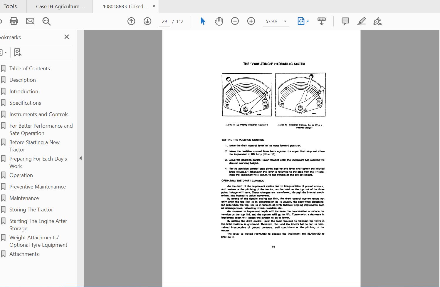 Case IH Tractor 434 Operators Manual1080186R3 4