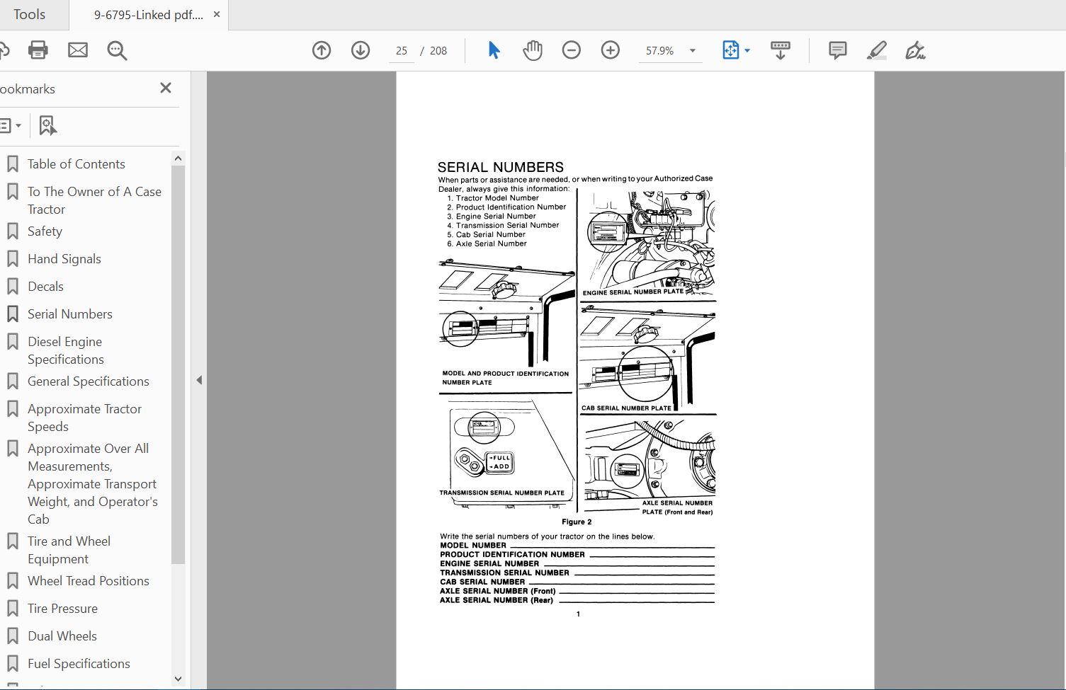 Case IH Tractor 4490 Operators Manual9 6795 2