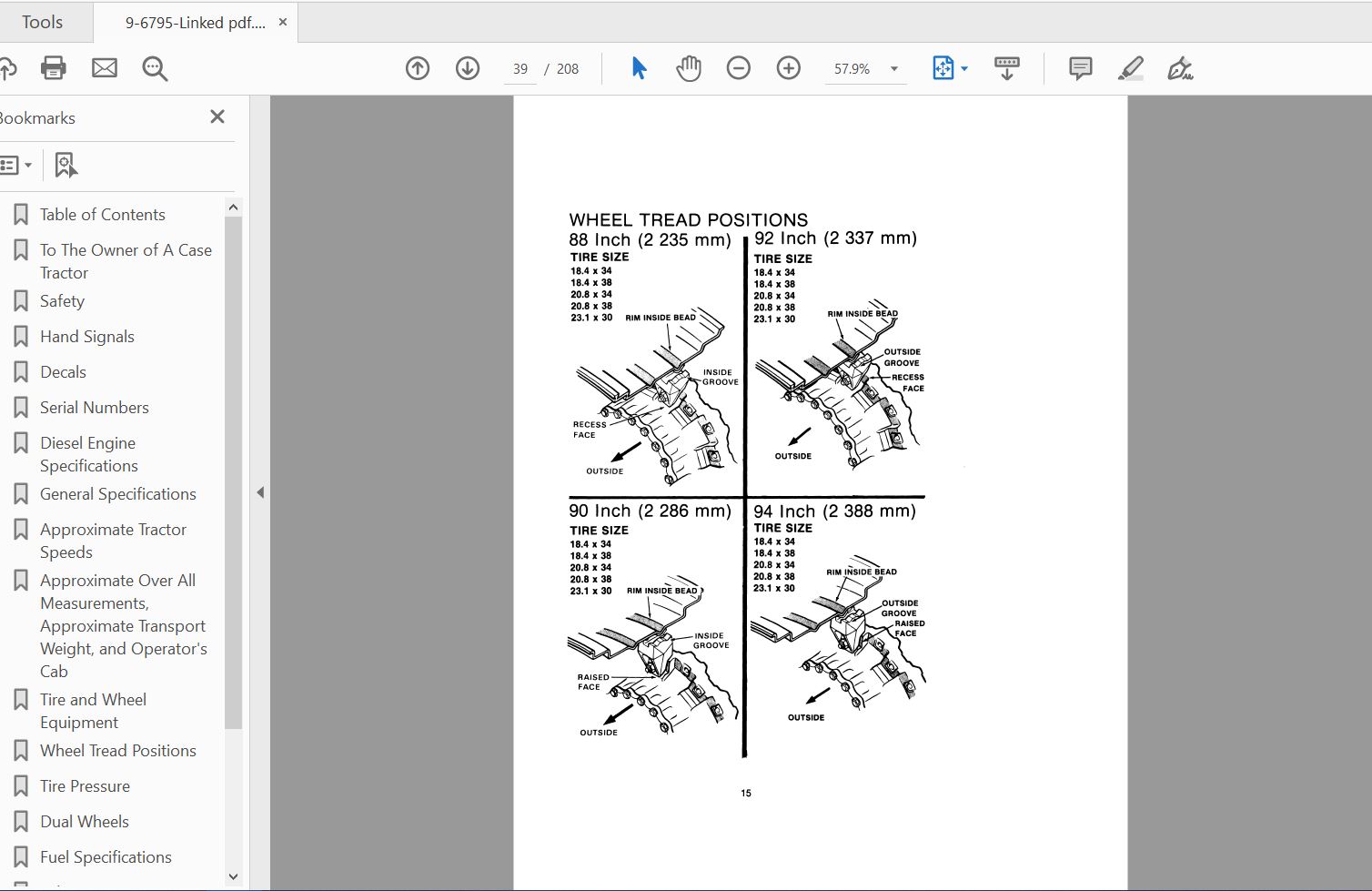Case IH Tractor 4490 Operators Manual9 6795 4
