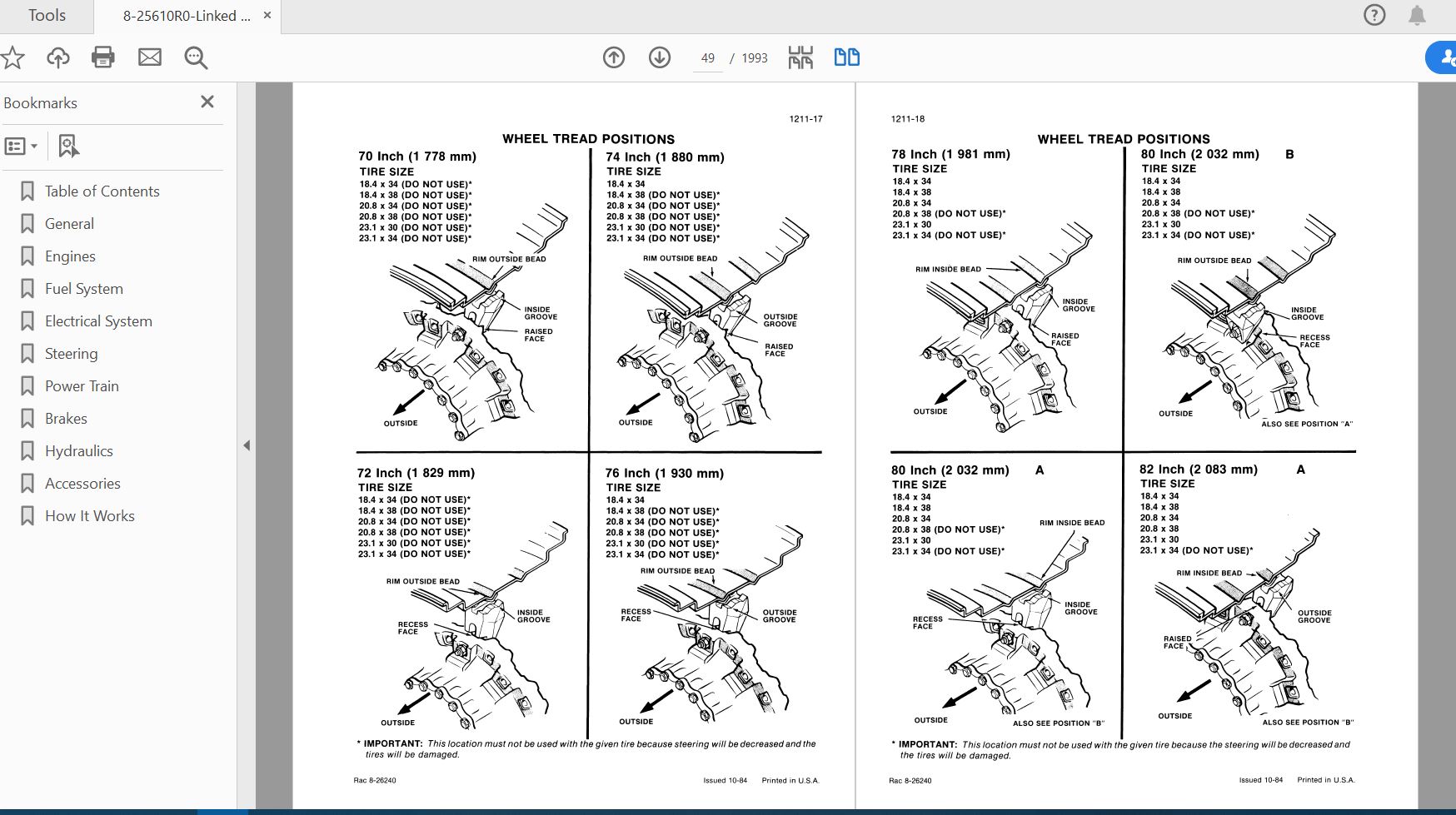 Case IH Tractor 4494 4694 COMPLETE Service Manual8 25610R0 2