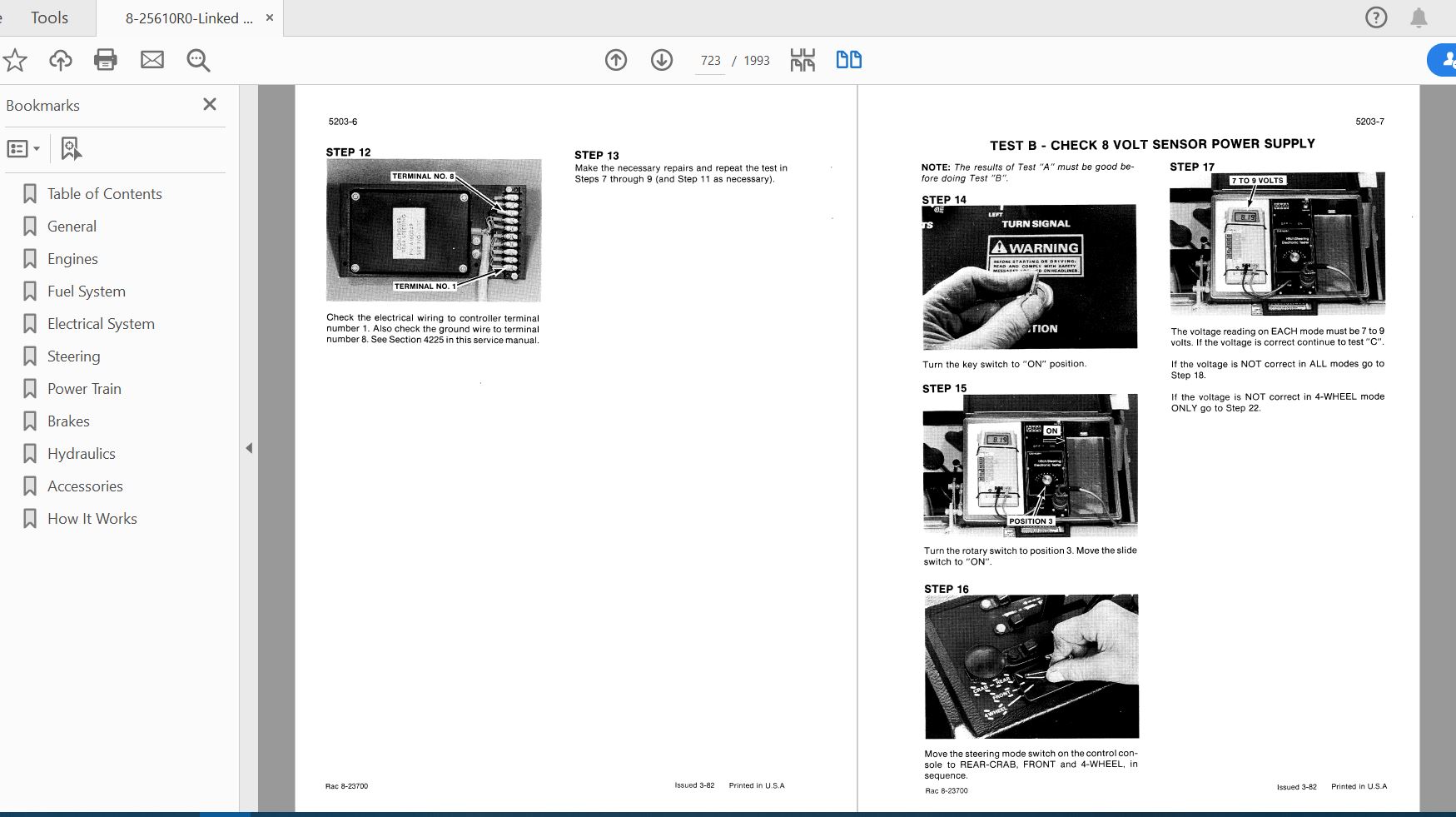 Case IH Tractor 4494 4694 COMPLETE Service Manual8 25610R0 3
