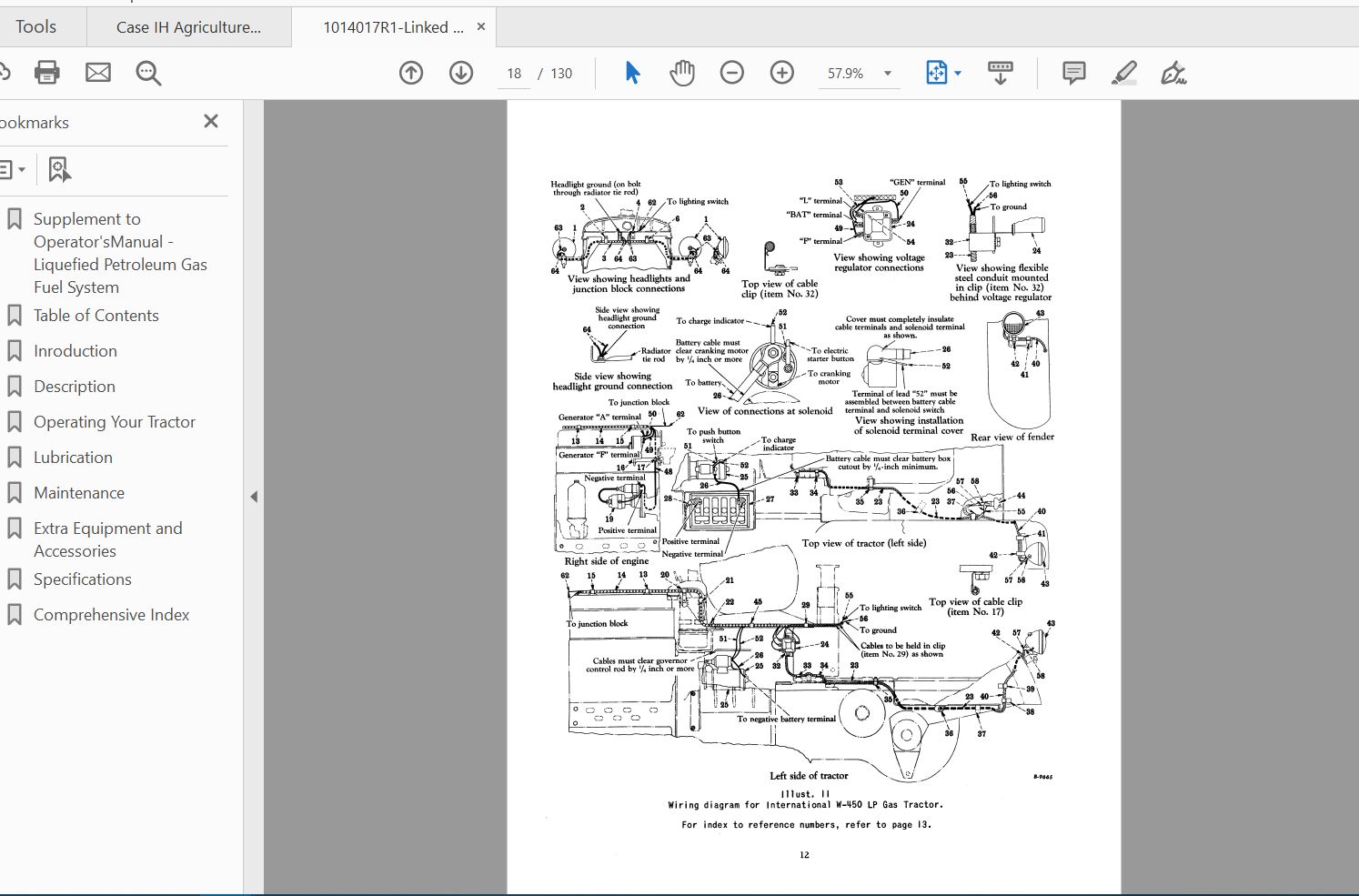 Case IH Tractor 450 Operators Manual1014017R1 3