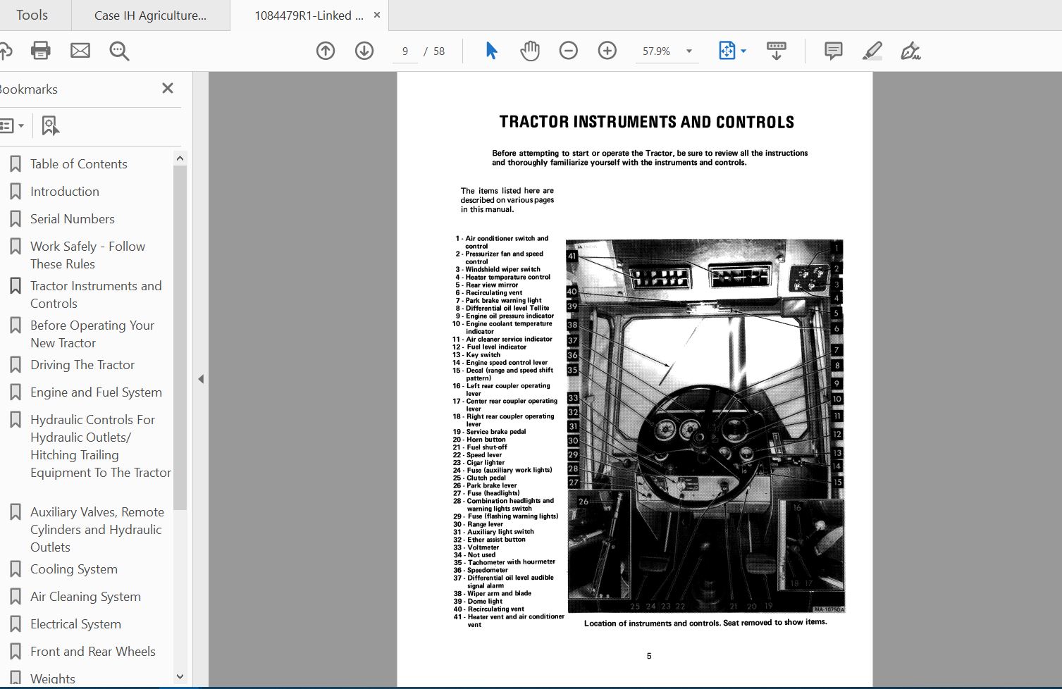 Case IH Tractor 4568 Operators Manual1084479R1 2