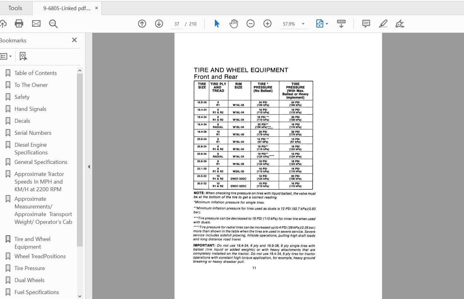 Case IH Tractor 4690 Operators Manual9 6805 3