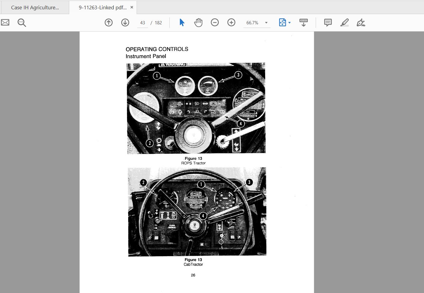 Case IH Tractor 585 Operators Manual9 11263 3