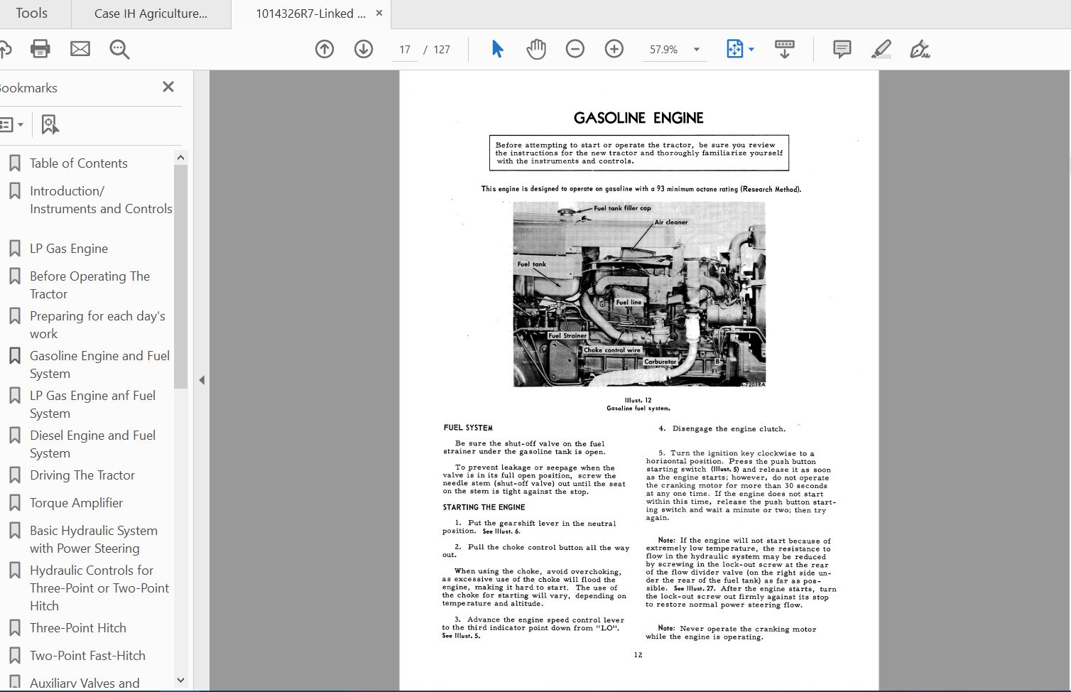 Case IH Tractor 606 Operators Manual1014326R7 3