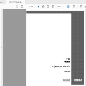Case IH Tractor 706 Operators Manual1082573R3 1