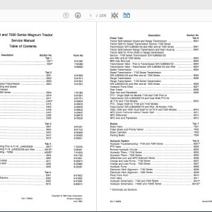 Case IH Tractor 71007200 Magnum Service Manual7 35963 1