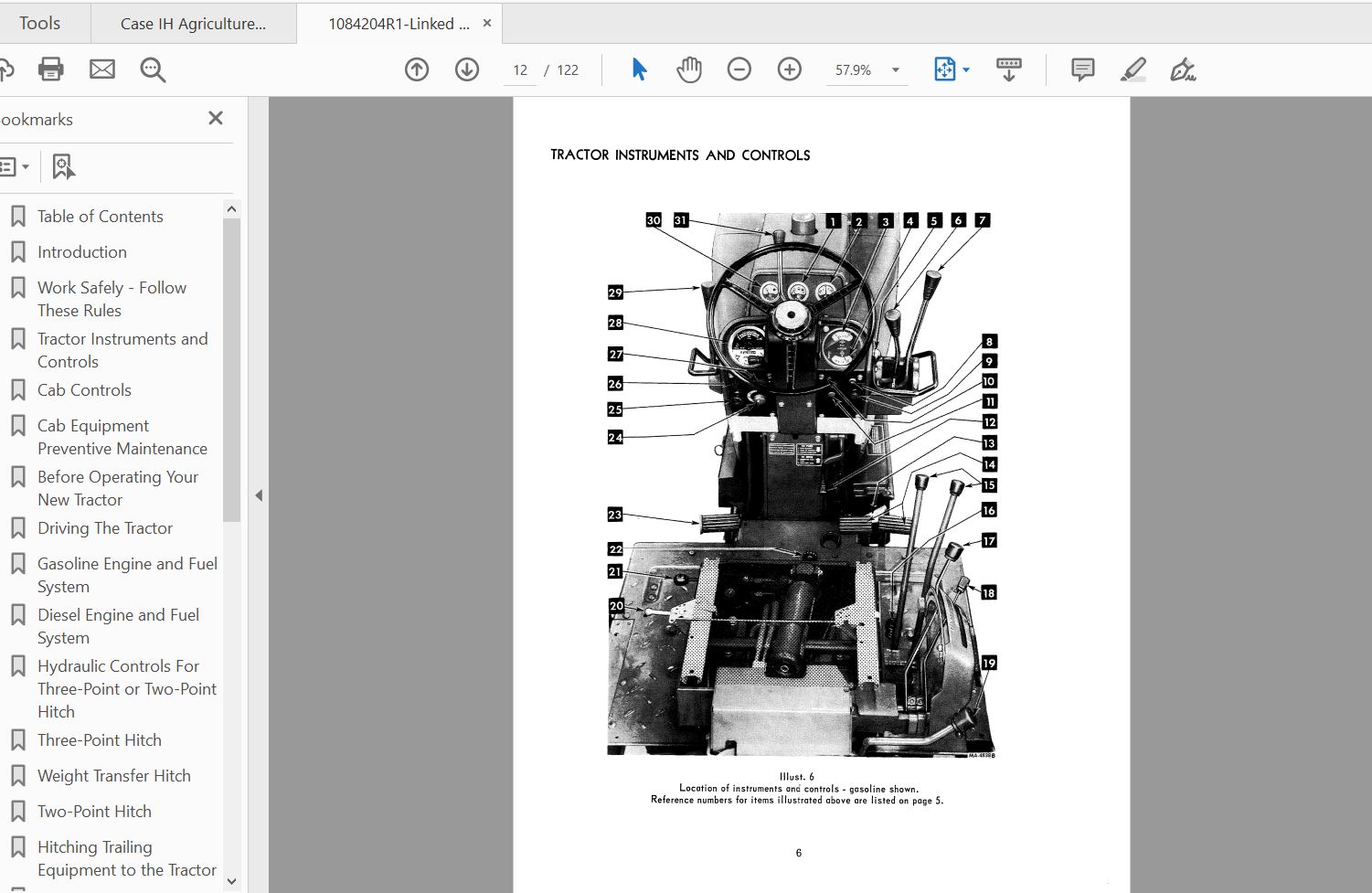 Case IH Tractor 766 Operators Manual1084204R1 3