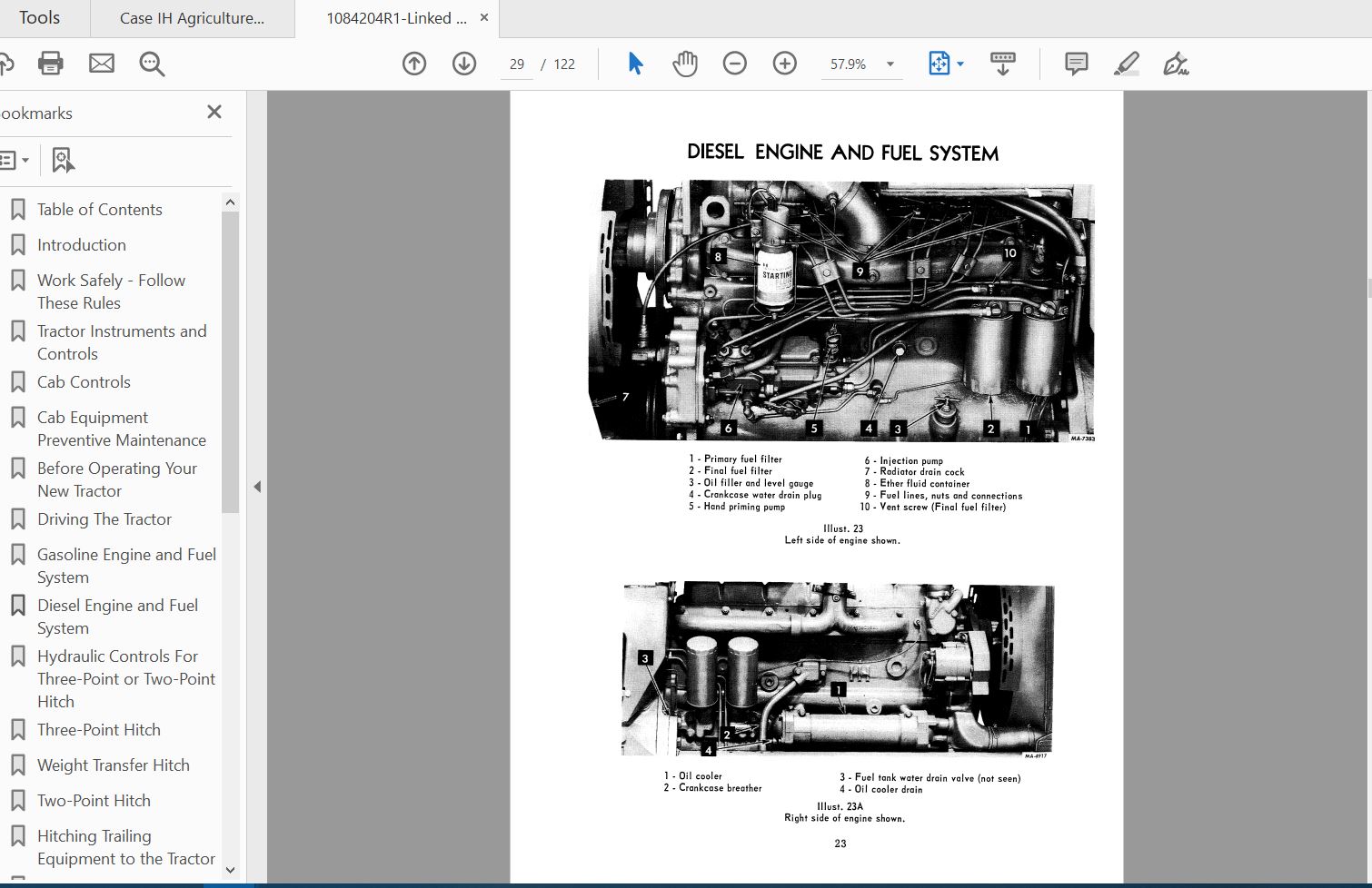 Case IH Tractor 766 Operators Manual1084204R1 4