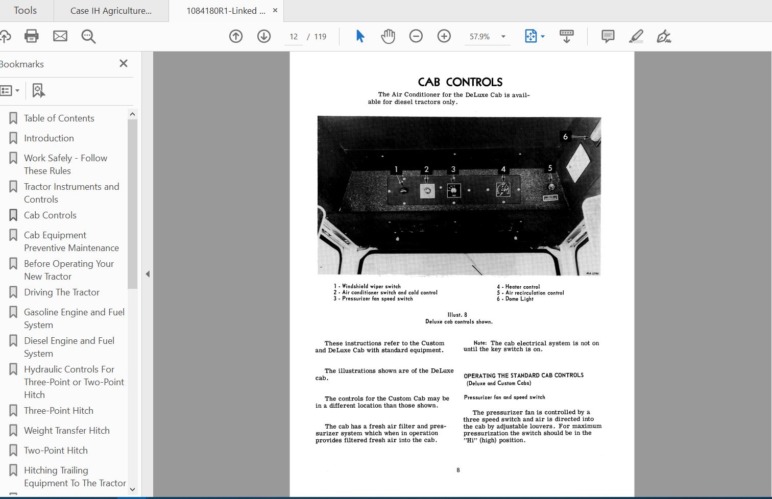 Case IH Tractor 776 Operators Manual1084180R1 3